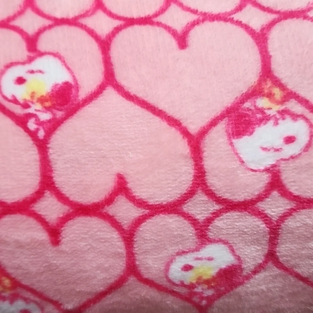Peanuts Snoopy Valentine's Day Pink Heart Cat Dog Pet Bed New with Tags
